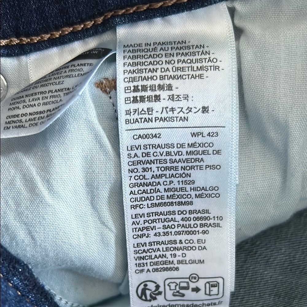 Levi’s Classic Straight Leg Jeans Size 32 - Picture 9 of 10